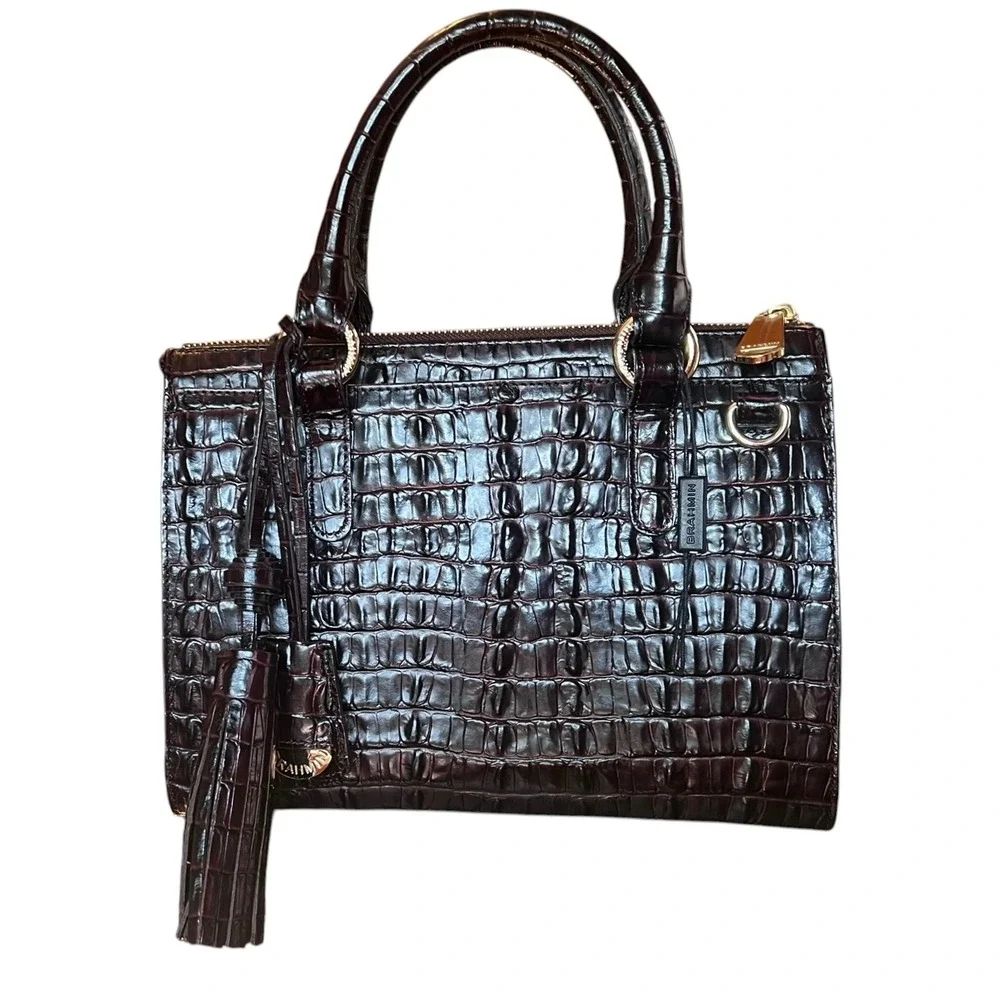 Brahmin structured satchel